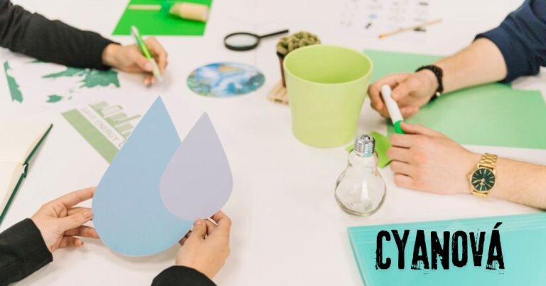 Cyanová – A Unique Color To Explore Trend